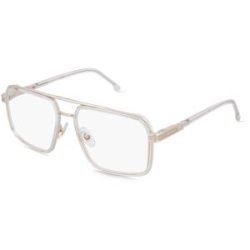 Safilo GmbH Carrera 1146 Herren-Brille inkl. Gläser Vollrand Pilot Edelstahl-Gestell 58/17/145, Transparent