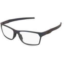 Luxottica Fashion Brillen Vertriebs GmbH Oakley OX8032 Herren-Brille inkl. Gläser Vollrand Quadratisch Kunststoff-Gestell 55/16/141, Schwarz