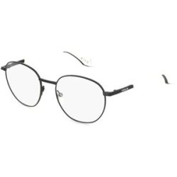 Marcolin Deutschland GmbH Adidas OR5071 Unisex-Brille inkl. Gläser Vollrand Rund Metall-Gestell 52/18/145, Schwarz