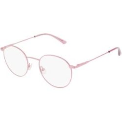 Marchon Germany GmbH Calvin Klein CK 19119 Unisex-Brille inkl. Gläser Vollrand Rund Metall-Gestell 49/20/145, Pink