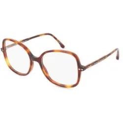 Safilo GmbH Isabel Marant IM 0022 Damen-Brille inkl. Gläser Vollrand Butterfly Acetat-Gestell 54/18/145, Havanna