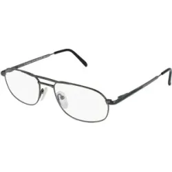 Suncute Industries Co., Ltd. Fielmann MC 301 MOD FLEX TR Herren-Brille inkl. Gläser Vollrand Quadratisch Titan-Gestell 54/18/135, Grau
