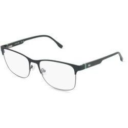 Marchon Germany GmbH Lacoste L2319 Herren-Brille inkl. Gläser Vollrand Eckig Metall-Gestell 57/18/150, Grün