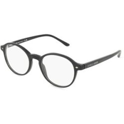 Luxottica Fashion Brillen Vertriebs GmbH Giorgio Armani 0AR7004 Herren-Brille inkl. Gläser Vollrand Panto Kunststoff-Gestell 49/19/145, Schwarz
