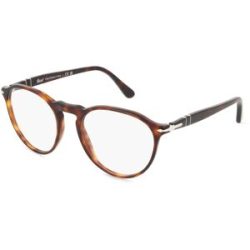 Luxottica Fashion Brillen Vertriebs GmbH Persol 0PO3286V Herren-Brille inkl. Gläser Vollrand Panto Acetat-Gestell 51/19/140, Havanna