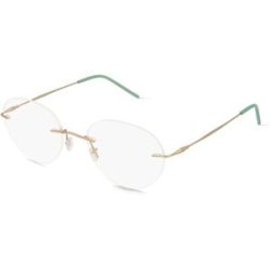 Luxottica Fashion Brillen Vertriebs GmbH Giorgio Armani 0AR5147 Herren-Brille inkl. Gläser Randlos Panto Metall-Gestell 52/19/145, Gold