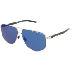 DE RIGO Vision D.A.CH. GmbH Porsche Design P8943 Herren-Sonnenbrille Vollrand Quadratisch Metall-Gestell, Grau