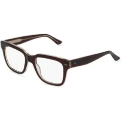 Wenzhou Lanson International Co., Ltd. Fielmann LN 034 CL Unisex-Brille inkl. Gläser Vollrand Quadratisch Acetat-Gestell 53/19/145, Braun