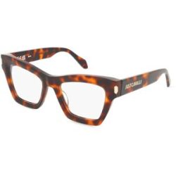 DE RIGO Vision D.A.CH. GmbH Just Cavalli VJC119 Damen-Brille inkl. Gläser Vollrand Butterfly Kunststoff-Gestell 51/20/140, Havanna