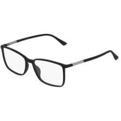 Marchon Germany GmbH Calvin Klein CK22508 Unisex-Brille inkl. Gläser Vollrand Quadratisch Kunststoff-Gestell 55/16/145, Schwarz