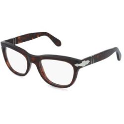 Luxottica Fashion Brillen Vertriebs GmbH Persol 0PO0086V Unisex-Brille inkl. Gläser Vollrand Quadratisch Acetat-Gestell 54/20/145, Havanna