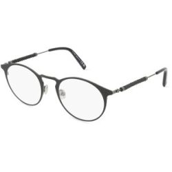 Marcolin Deutschland GmbH Tod's TO5294 Unisex-Brille inkl. Gläser Vollrand Rund Metall-Gestell 50/22/145, Schwarz