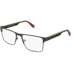 Marchon Germany GmbH Lacoste L2318 Herren-Brille inkl. Gläser Vollrand Eckig Metall-Gestell 55/18/145, Schwarz