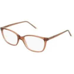 Zhangzhou Agilton Optical Co., Ltd. Fielmann MC 595 CL Damen-Brille inkl. Gläser Vollrand Quadratisch Propionat-Gestell 53/16/135, Braun