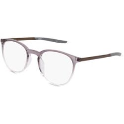 Marchon Germany GmbH Nike 7280 Unisex-Brille inkl. Gläser Vollrand Panto Kunststoff-Gestell 50/20/145, Grau