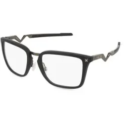 Luxottica Fashion Brillen Vertriebs GmbH Oakley OX8162 COGNITIVE Herren-Brille inkl. Gläser Vollrand Quadratisch Titan-Gestell 56/19/132, Schwarz