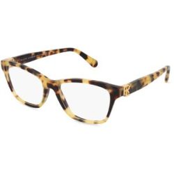 Luxottica Fashion Brillen Vertriebs GmbH Ralph Lauren 0RL6243 Damen-Brille inkl. Gläser Vollrand Cat Eye Acetat-Gestell 54/17/145, Havanna