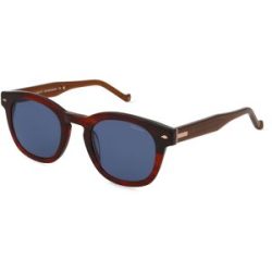 Design Eyewear Group Germany GmbH Hackett 928 Unisex-Sonnenbrille Vollrand Rund Acetat-Gestell, Braun