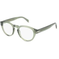 Safilo SpA David Beckham DB 7114 Herren-Brille inkl. Gläser Vollrand Panto Kunststoff-Gestell 48/22/145, Grün