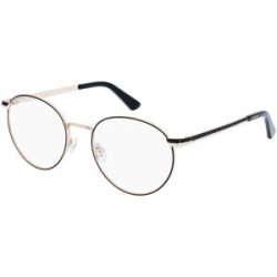 Marcolin Deutschland GmbH Guess GU2868 Unisex-Brille inkl. Gläser Vollrand Rund Metall-Gestell 51/18/140, Schwarz