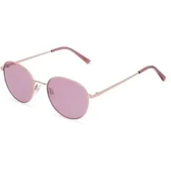 Wenzhou Ouhai Glasses Co., Ltd. Fielmann OU 001 SUN CL Unisex-Sonnenbrille Vollrand Panto Edelstahl-Gestell, Gold