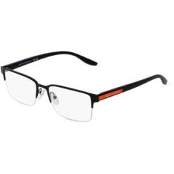 Luxottica Fashion Brillen Vertriebs GmbH Armani Exchange AX1046 Herren-Brille inkl. Gläser Halbrand Quadratisch Metall-Gestell 55/18/145, Schwarz