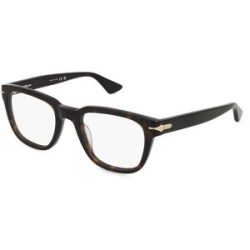 Kering Eyewear Spa Montblanc MB0305O Unisex-Brille inkl. Gläser Vollrand Quadratisch Acetat-Gestell 51/21/145, Havanna