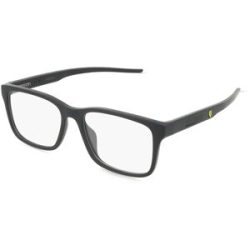 Luxottica Fashion Brillen Vertriebs GmbH Scuderia Ferrari FZ8010U Herren-Brille inkl. Gläser Vollrand Quadratisch Kunststoff-Gestell 56/17/145, Schwarz
