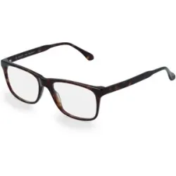 C&S CO. LTD. Fielmann ABC 042 CL Herren-Brille inkl. Gläser Vollrand Quadratisch Acetat-Gestell 53/17/135, Havanna