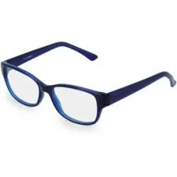 Zhangzhou Agilton Optical Co., Ltd. Fielmann MC 500 CL Damen-Brille inkl. Gläser Vollrand Quadratisch Propionat-Gestell 51/15/130, Blau