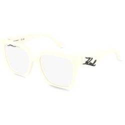Marchon Germany GmbH Karl Lagerfeld KL6170 Unisex-Brille inkl. Gläser Vollrand Quadratisch Acetat-Gestell 53/17/140, Weiß