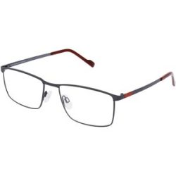 Eschenbach Optik GmbH Eschenbach 820853 Herren-Brille inkl. Gläser Vollrand Quadratisch Titan-Gestell 54/17/140, Grau