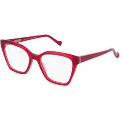 De Lotto s.r.l. Fielmann Elementra EMT 001 RN Damen-Brille inkl. Gläser Vollrand Butterfly Acetat-Gestell 53/18/145, Rot