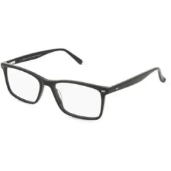 Wenzhou Bada Optical Co. , LTD Fielmann BD 552 FLEX CL GEORG Herren-Brille inkl. Gläser Vollrand Quadratisch Acetat-Gestell 55/17/145, Schwarz