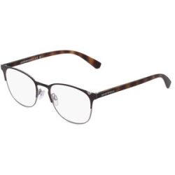 Luxottica Fashion Brillen Vertriebs GmbH Emporio Armani EA1059 Herren-Brille inkl. Gläser Vollrand Oval Metall-Gestell 53/19/145, Braun