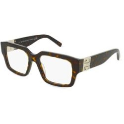 Thélios Givenchy GV50049I Unisex-Brille inkl. Gläser Vollrand Quadratisch Kunststoff-Gestell 53/17/135, Havanna