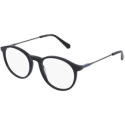 Marcolin Deutschland GmbH Gant GA3257 Herren-Brille inkl. Gläser Vollrand Rund Acetat-Gestell 50/19/145, Schwarz