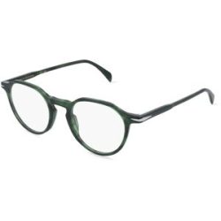 Safilo GmbH David Beckham DB 1230 Herren-Brille inkl. Gläser Vollrand Panto Acetat-Gestell 48/21/145, Grün