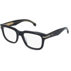Safilo GmbH Boss 1746/G Herren-Brille inkl. Gläser Vollrand Eckig Acetat-Gestell 53/20/150, Schwarz