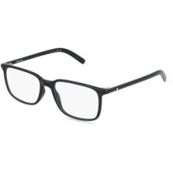 Kering Eyewear Spa Montblanc MB0328O Herren-Brille inkl. Gläser Vollrand Eckig Acetat-Gestell 54/17/145, Schwarz