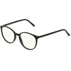 NEWAY Killine (Macao Commercial Offshore) Lt Fielmann JIL 007 BL Damen-Blaulichtfilterbrille ohne Sehstärke Vollrand Panto Acetat-Gestell, Transparent