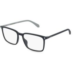 Safilo GmbH Polaroid PLD D615 Herren-Brille inkl. Gläser Vollrand Eckig Kunststoff-Gestell 54/16/145, Schwarz