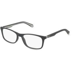 Safilo GmbH Polaroid PLD D478 Herren-Brille inkl. Gläser Vollrand Quadratisch Kunststoff-Gestell 54/17/145, Schwarz
