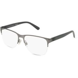 Luxottica Fashion Brillen Vertriebs GmbH Polo Ralph Lauren 0PH1228 Herren-Brille inkl. Gläser Halbrand Quadratisch Metall-Gestell 57/17/145, Grau