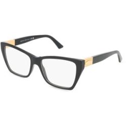 Luxottica Fashion Brillen Vertriebs GmbH Jimmy Choo JC3028 Damen-Brille inkl. Gläser Vollrand Cat Eye Acetat-Gestell 54/16/140, Schwarz
