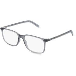 Kering Eyewear Spa Montblanc MB0328O Herren-Brille inkl. Gläser Vollrand Eckig Acetat-Gestell 54/17/145, Grau