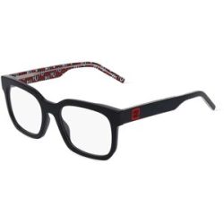 Safilo GmbH Hugo HG 1223 Damen-Brille inkl. Gläser Vollrand Quadratisch Acetat-Gestell 53/20/145, Schwarz