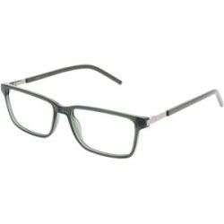 Kering Eyewear Spa PUMA PU0539O Herren-Brille inkl. Gläser Vollrand Eckig Kunststoff-Gestell 55/16/145, Grün