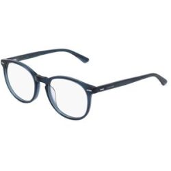 Marchon Germany GmbH Calvin Klein CK22504 Unisex-Brille inkl. Gläser Vollrand Panto Acetat-Gestell 52/19/140, Blau