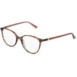 Wenzhou Lidong Optical Manufacture Co., Ltd. Fielmann LD 030 CL Damen-Brille inkl. Gläser Vollrand Oval Acetat-Gestell 51/17/140, Pink